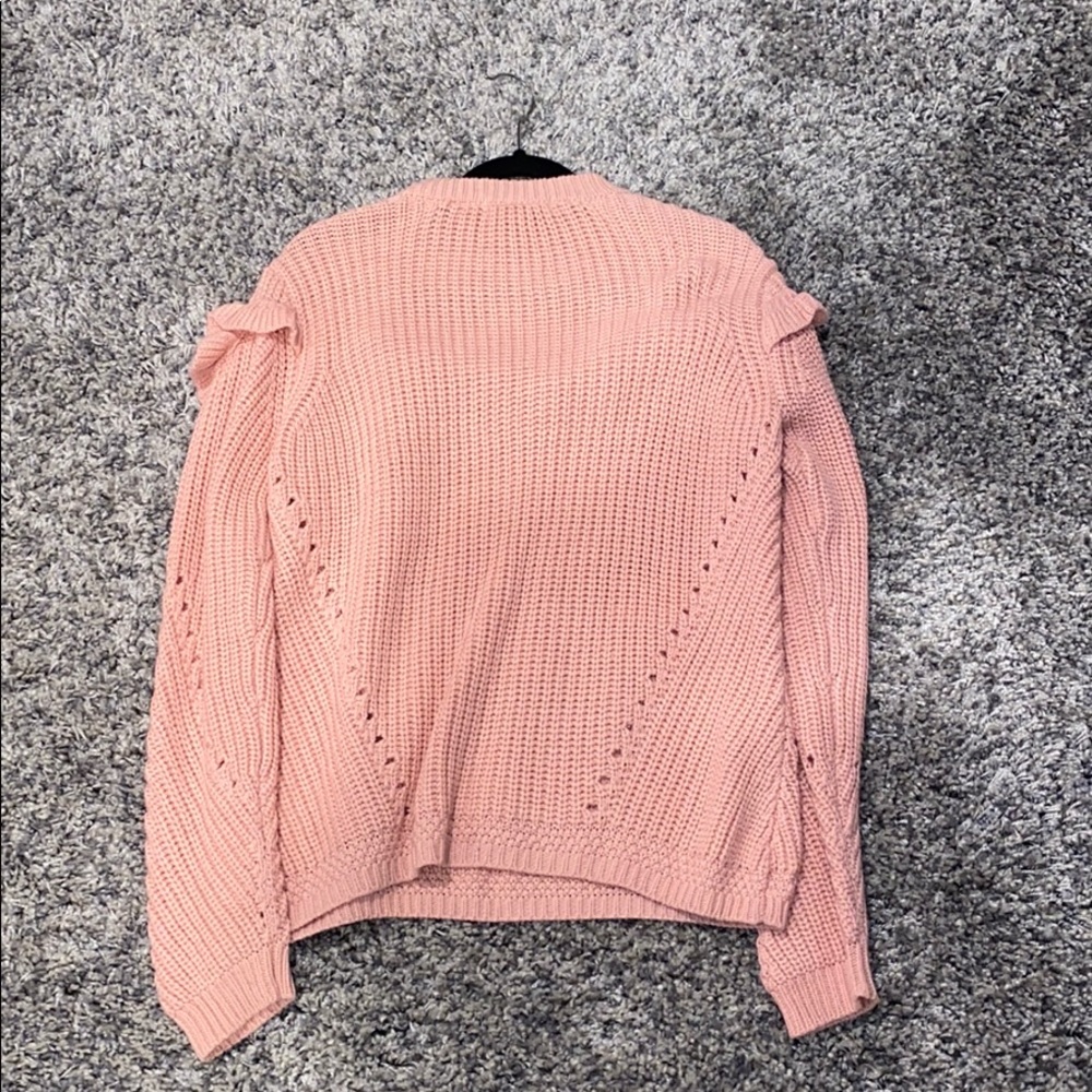 Cotton Emporium ruffle sweater - Picture 2 of 3